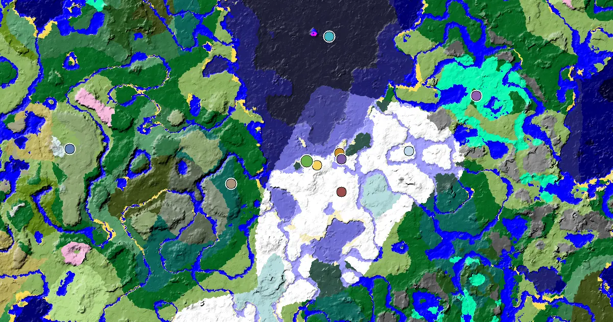 Snowy Beach Spawn — a Village Beside Spawn