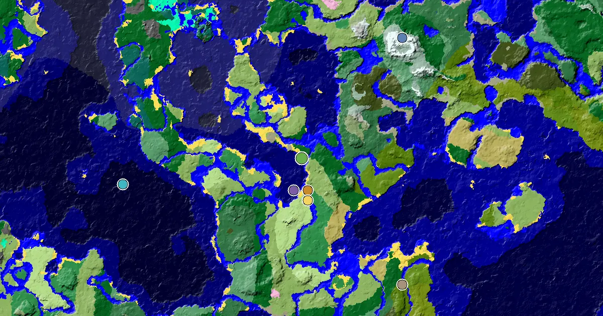 Beach Seed With a Village Close to Spawn
