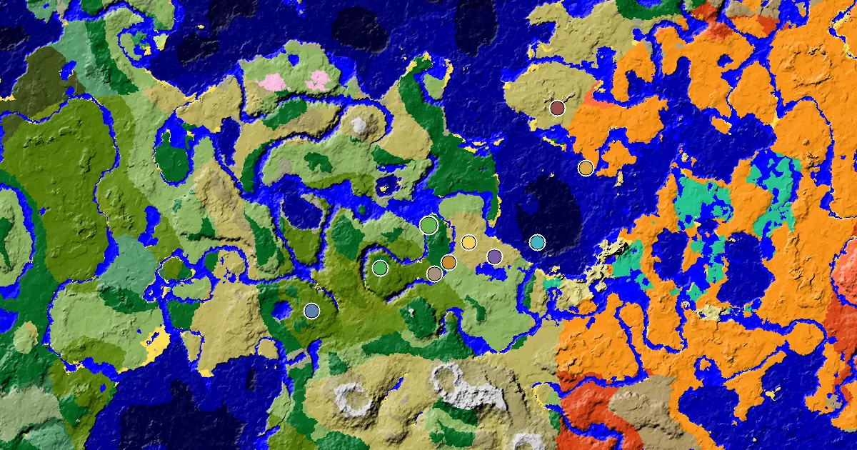 Forest Seed With a Village Close to Spawn