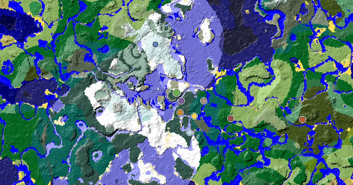 a Village Close to Spawn Near a Snowy Taiga Spawn