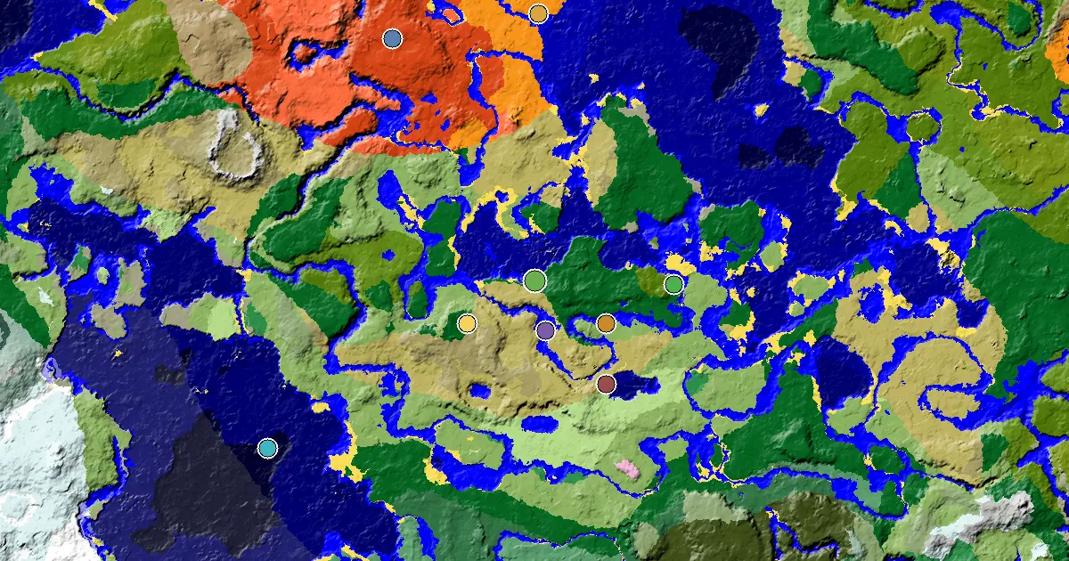 a Village Close to Spawn Near a Forest Spawn