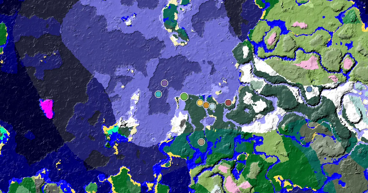 a Village Close to Spawn Near a Snowy Taiga Spawn