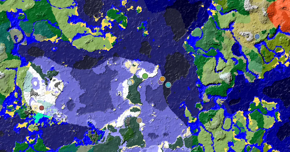a Village Close to Spawn Near a Snowy Plains Spawn