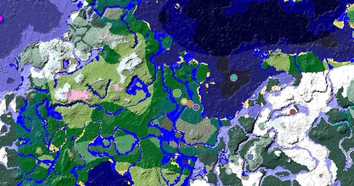 Taiga Seed With a Village Beside Spawn