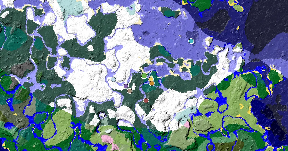 Snowy Taiga Spawn — a Village Beside Spawn