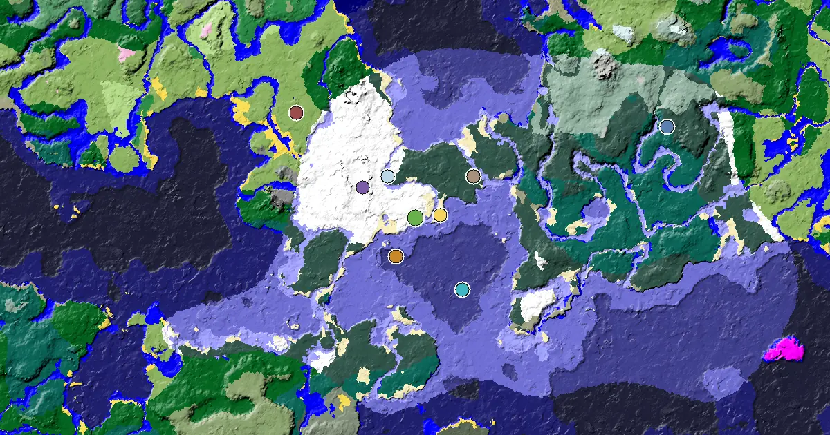 Snowy Plains Seed With a Village Beside Spawn