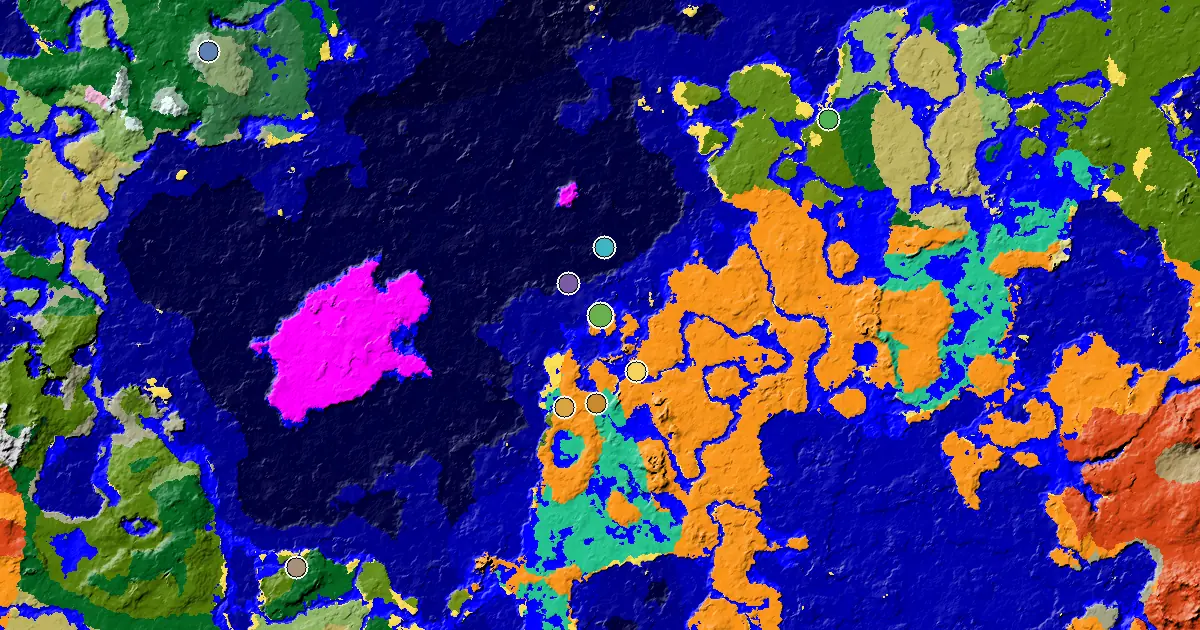 Desert Seed With a Village Close to Spawn