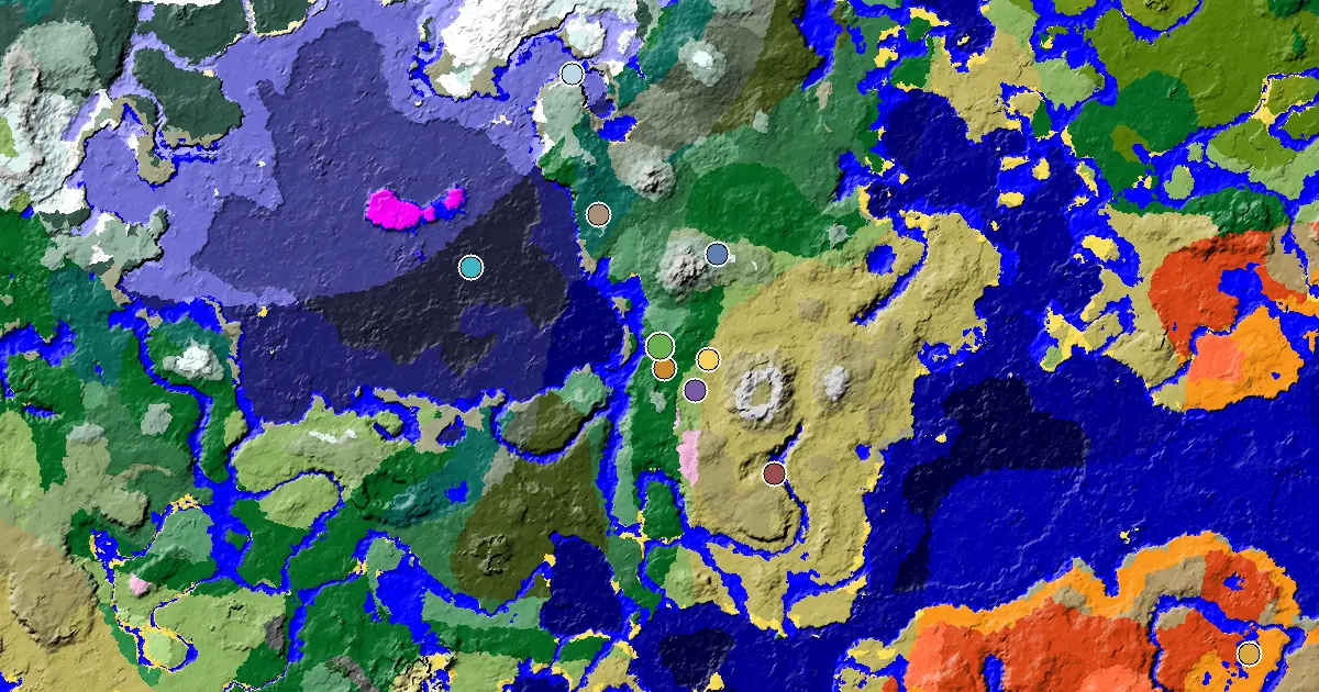 Forest Seed With an Ancient City Under Spawn