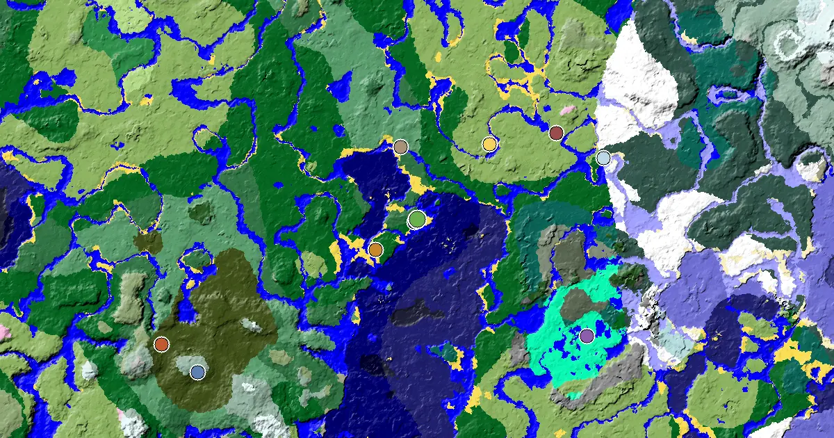 Great Structures Nearby Near a Forest Spawn