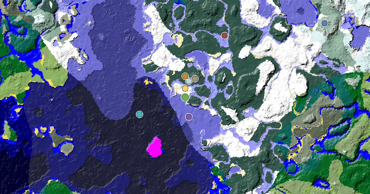 Snowy Beach Spawn — a Village Beside Spawn
