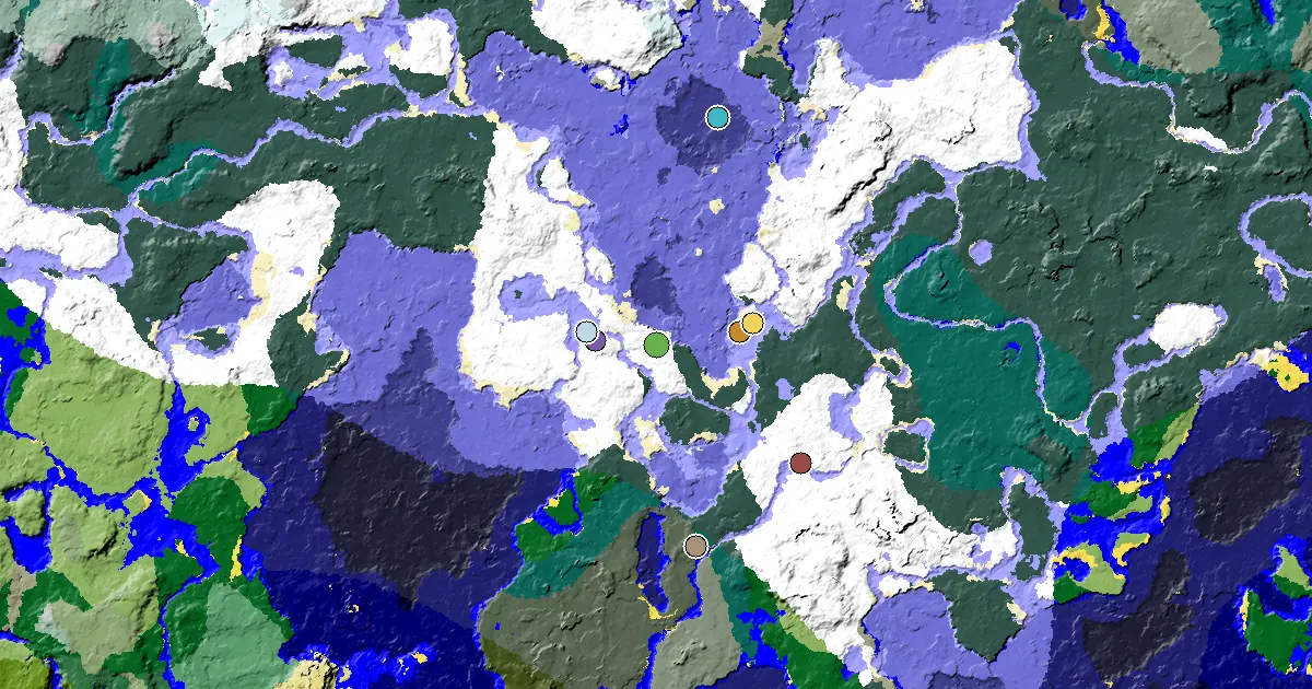a Village Close to Spawn Near a Snowy Plains Spawn