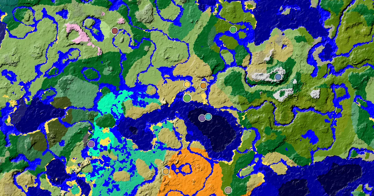 Savanna Seed With a Village Beside Spawn