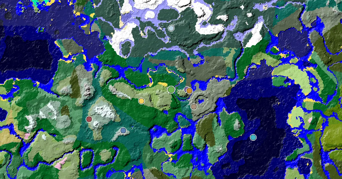 a Village Close to Spawn Near a Forest Spawn